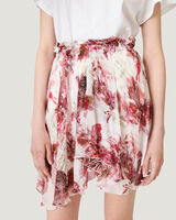 GUETTA FLOWY FLORAL MINI SKIRT  image number null
