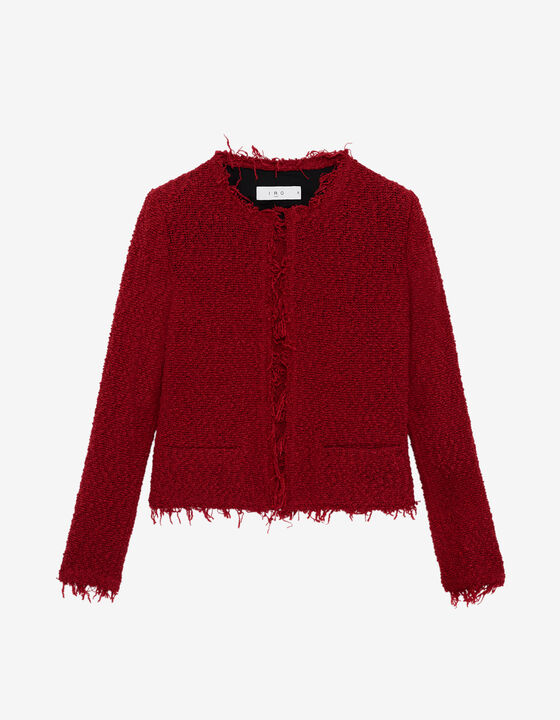 TEXTURED TWEED JACKET