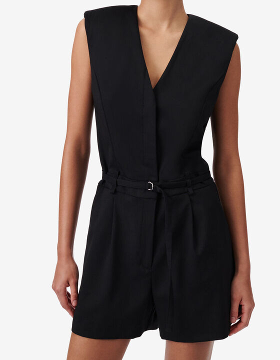 BELTED COMBISHORT