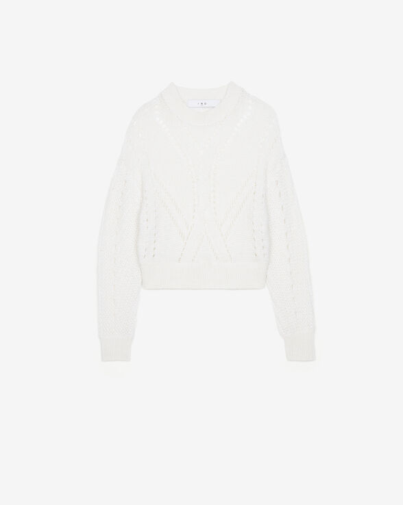 TEODORA CABLE-KNIT SWEATER