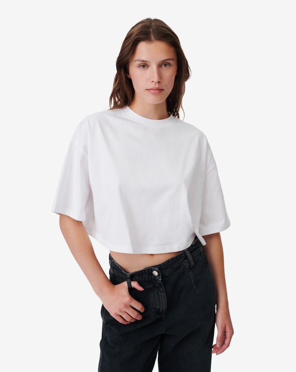AWINITA CROPPED LOGO T-SHIRT