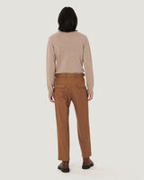 MACY SLIM WOOLED TROUSER PANTS image number null