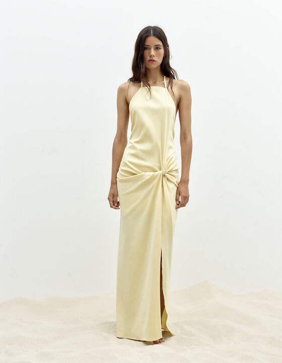 ROBE LONGUE À BRETELLES