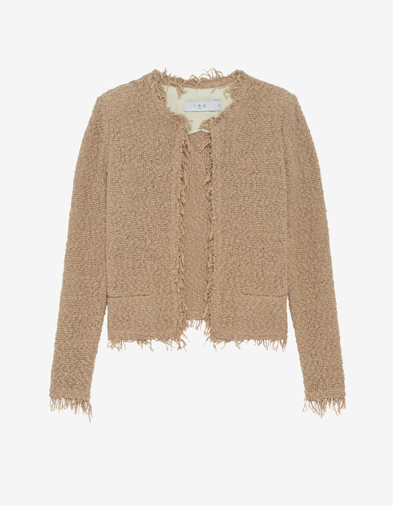 VESTE CLASSIQUE À FRANGES