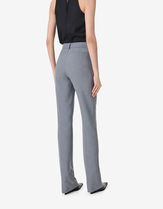 STRAIGHT-LEG SUIT PANTS