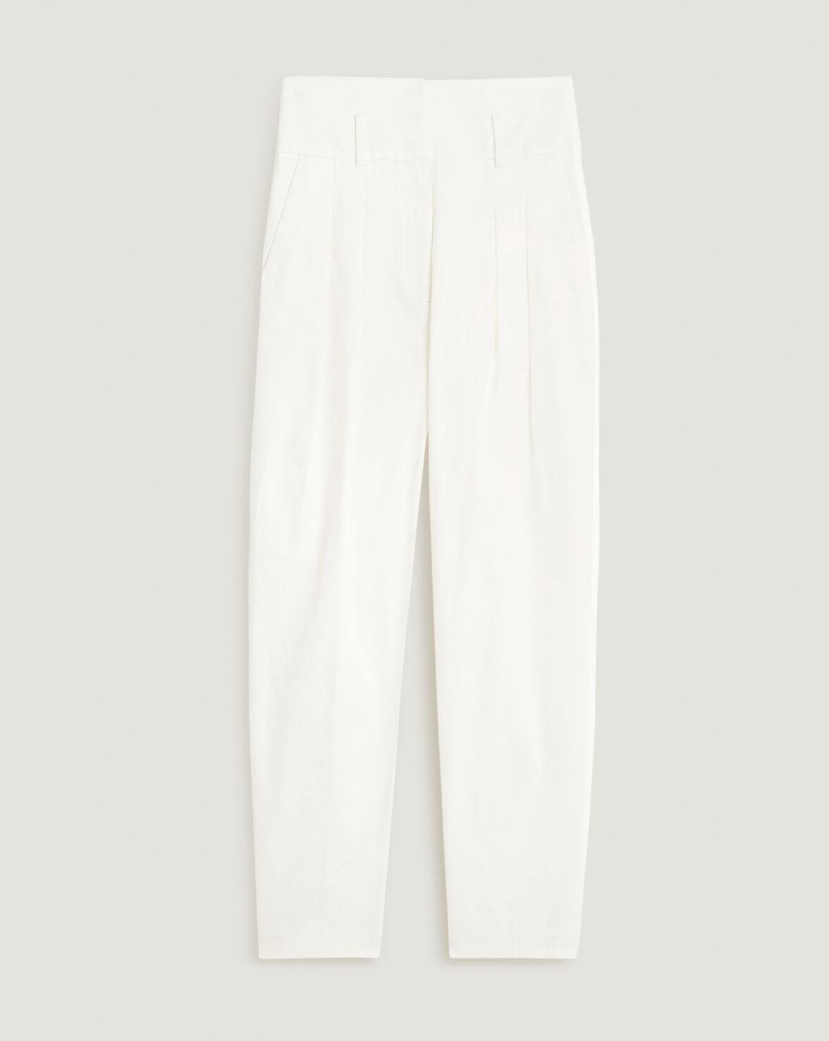 AOKI HIGH WAIST CROPPED TROUSERS image number null