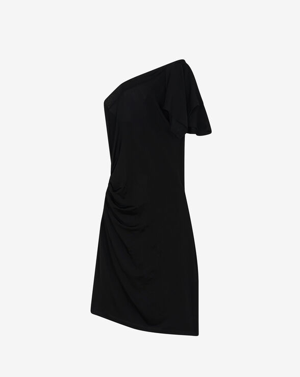 GASKA FRILLY ASYMMETRICAL DRESS