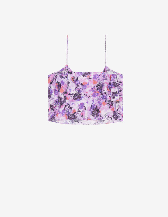 MINAK PRINTED CROP TOP