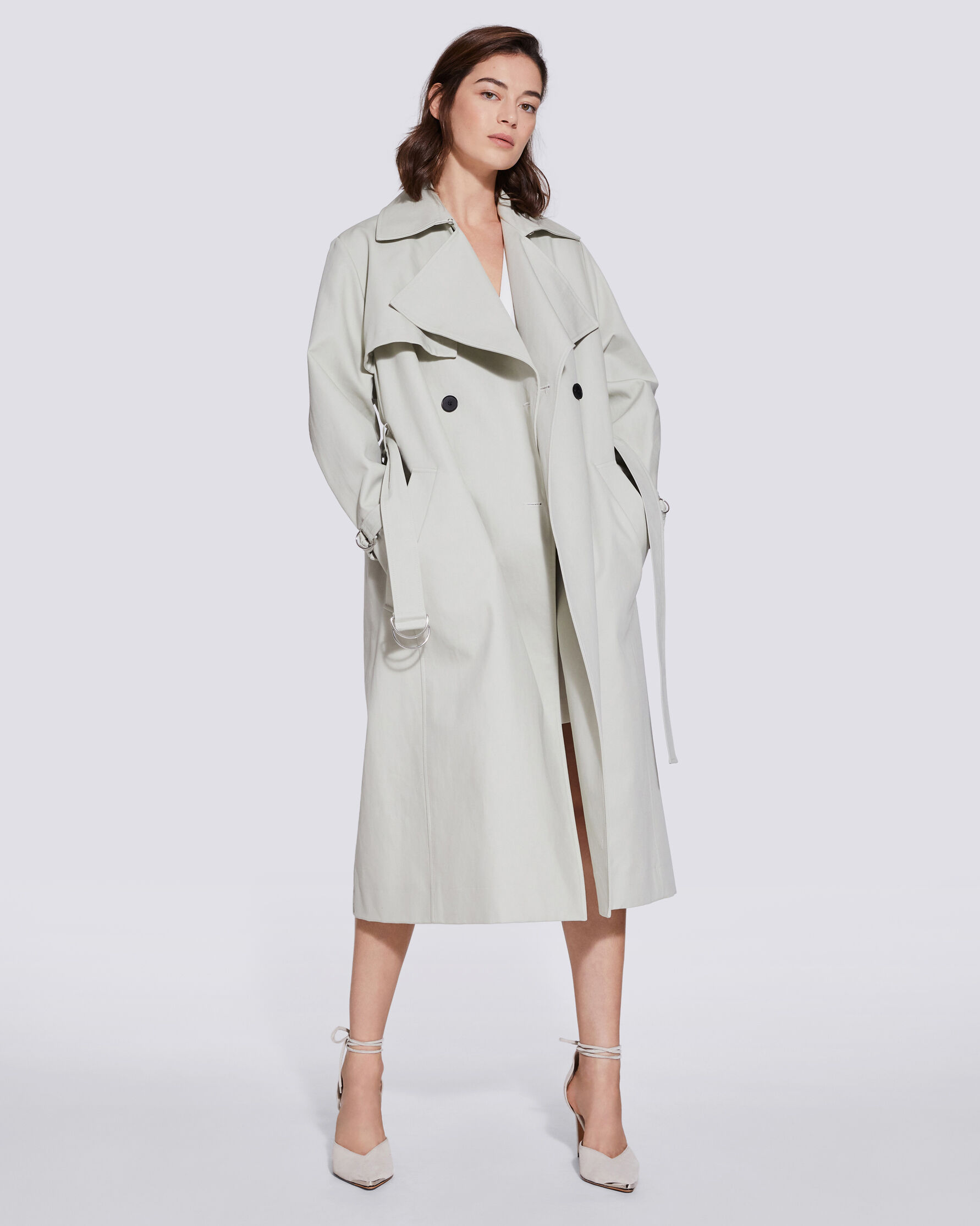 belted trench coat