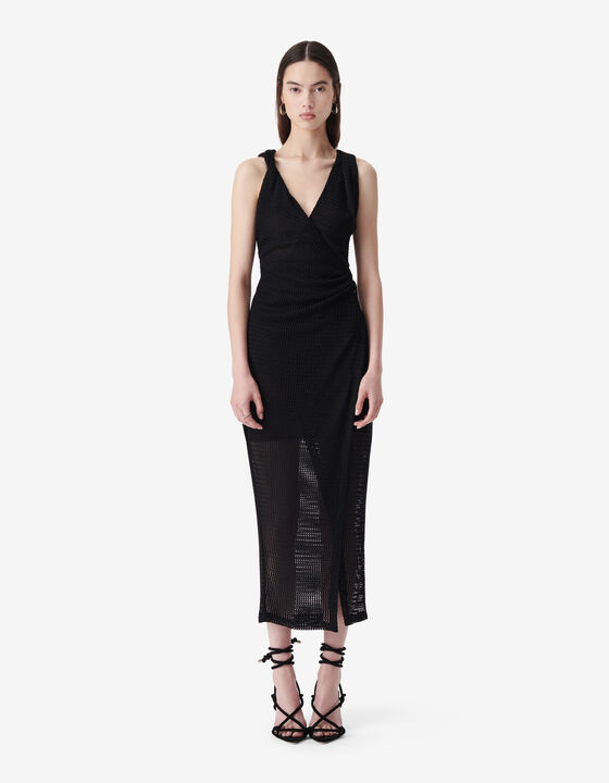 LONG KNITTED DRESS