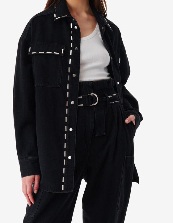 CHEMISE EN JEAN À STUDS