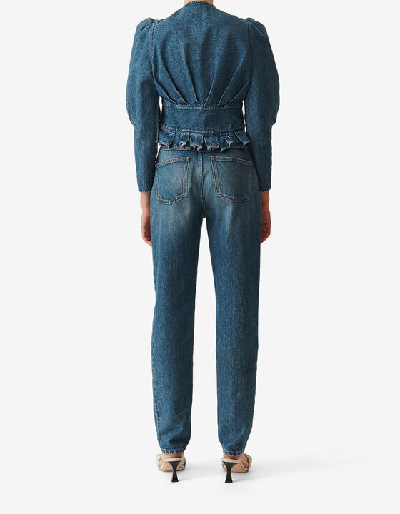HIGH-RISE MOM JEANS