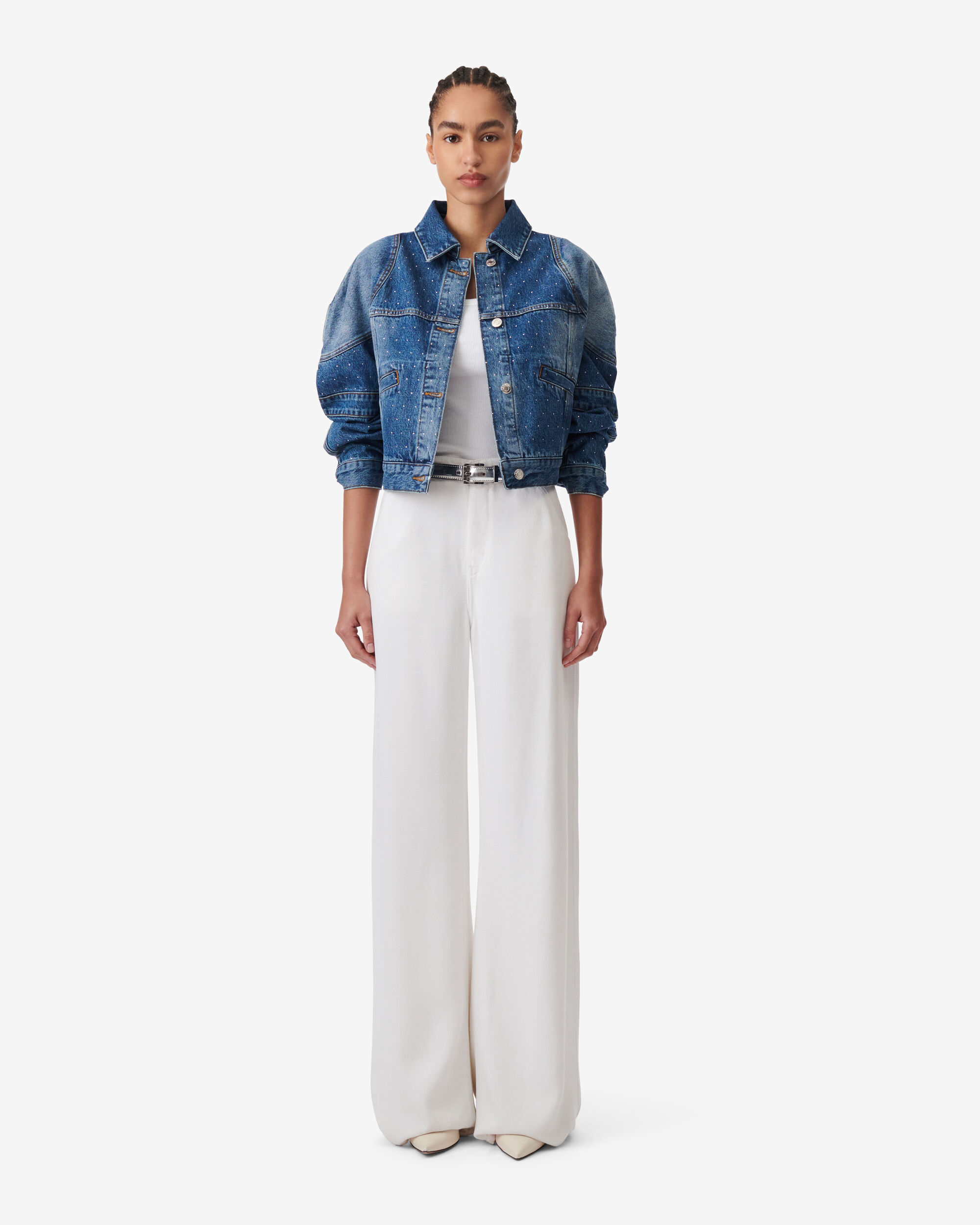 Iro jeans jacket deals