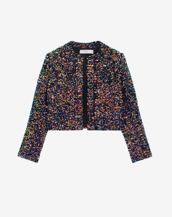 DAPHNE MULTICOLORED SEQUINED JACKET