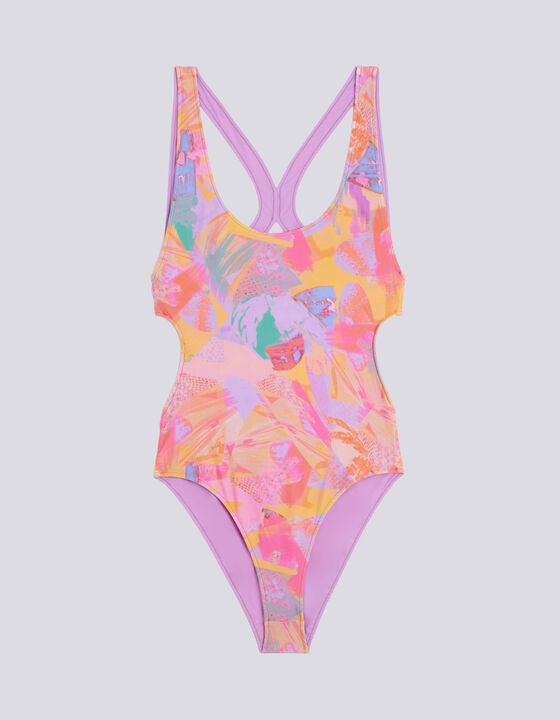 ALIMAPO MULTICOLOR PRINTED ONE PIECE SWIMSUIT