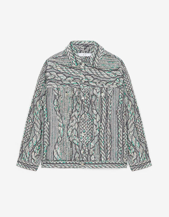 OVERSIZED TWEED JACKET