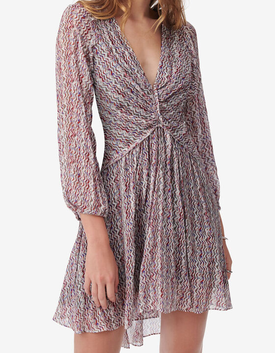 GRAPHIC PRINT SHORT DRESS