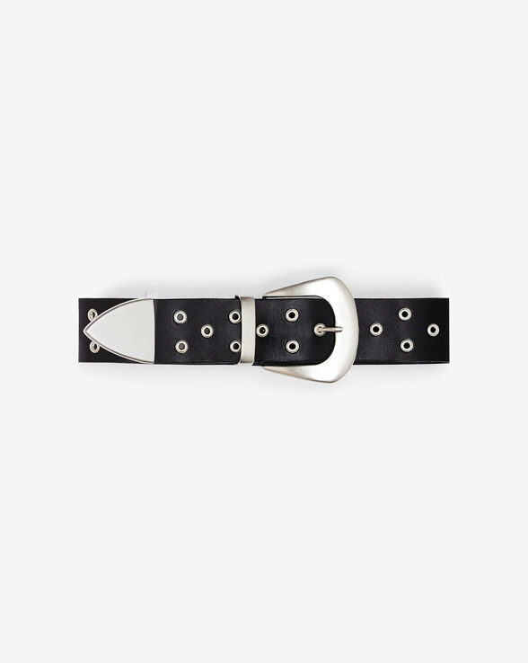 COPLEY EYELET LEATHER BELT