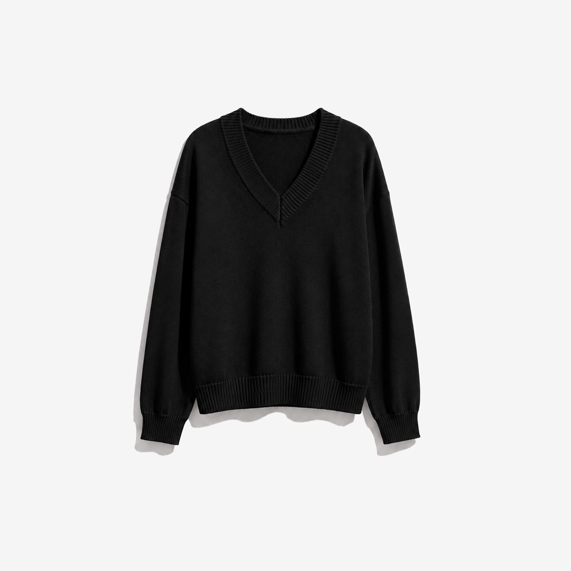 BRISE women black oversized knit sweater | IRO