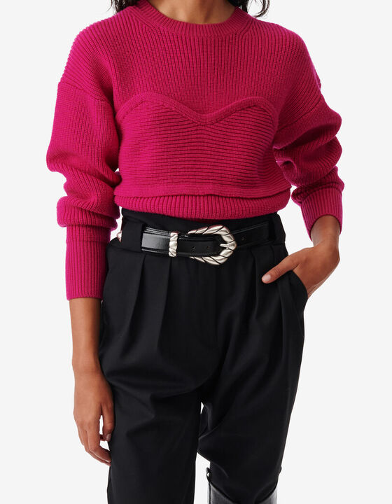 OVERSIZED ROUND-NECK SWEATER