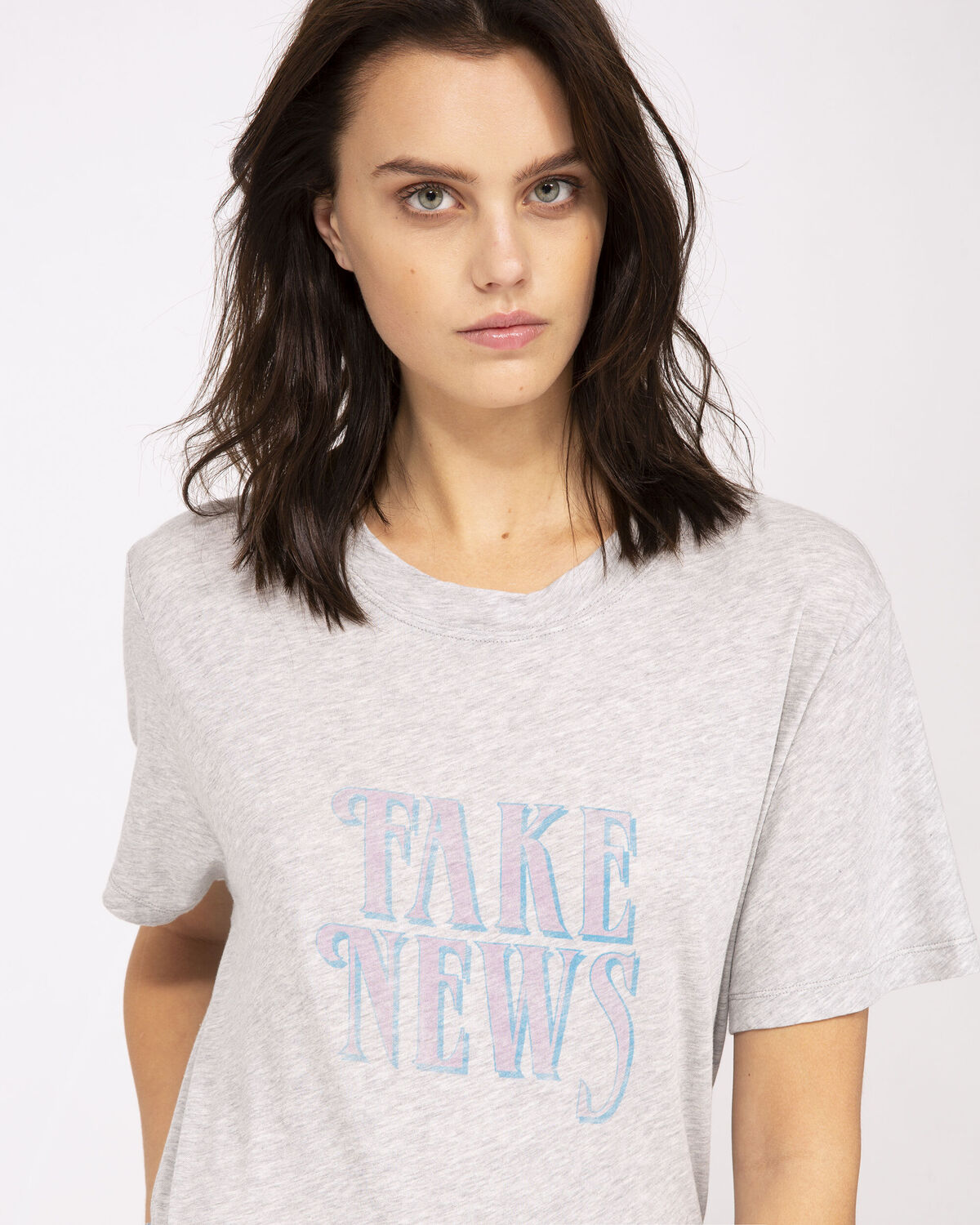Hothead T-Shirt Light Grey by IRO Paris
