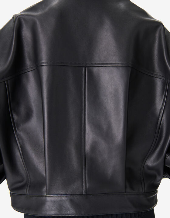 OVERSIZED LEATHER SHIRT