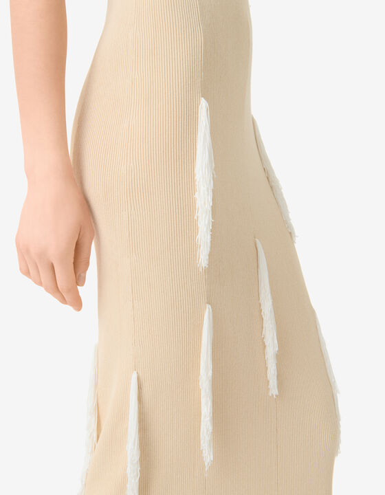 ROBE MIDI &Agrave; FRANGES