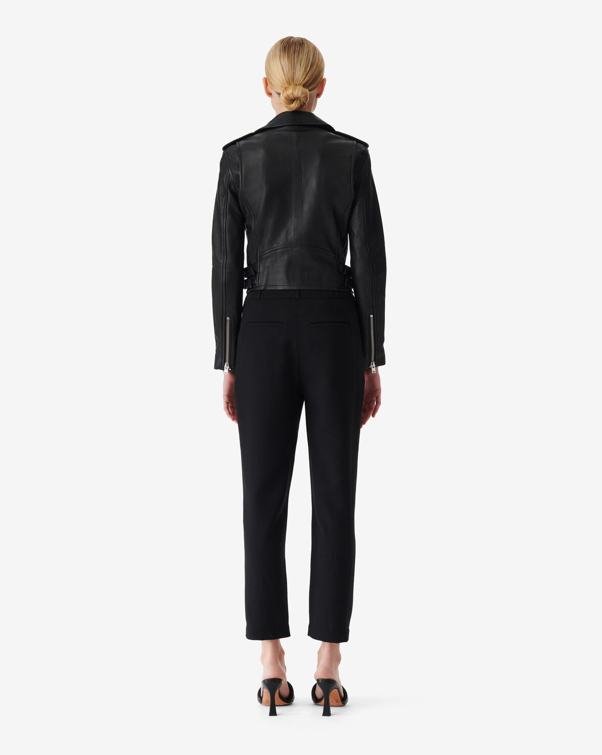 ASHVILLE LEATHER BIKER JACKET image number null