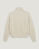 MACKY WAFFLE KNIT TURTLENECK SWEATER image number null