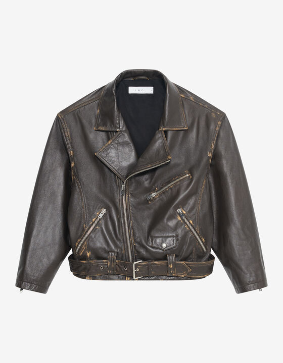 OVERSIZED LEATHER JACKET