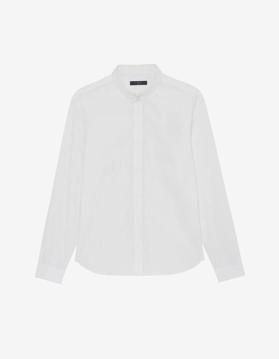 SHIRT WITH BANDEAU COLLAR