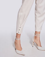 MIFAL SUEDE POINTED TOE ANKLE TIE PUMPS image number null