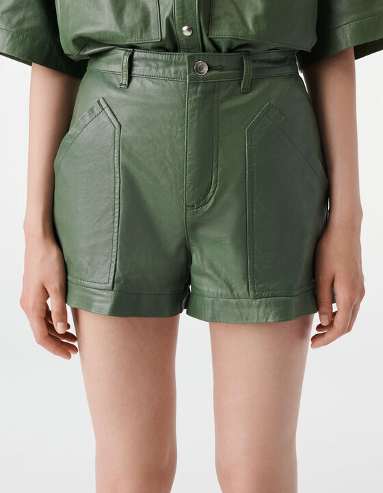 LEATHER SHORTS