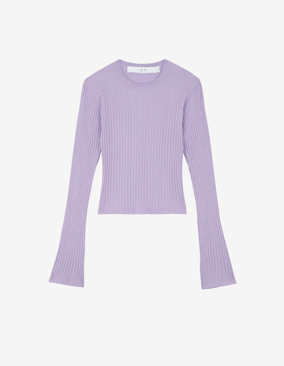 ROUND NECK RIBBED T-SHIRT