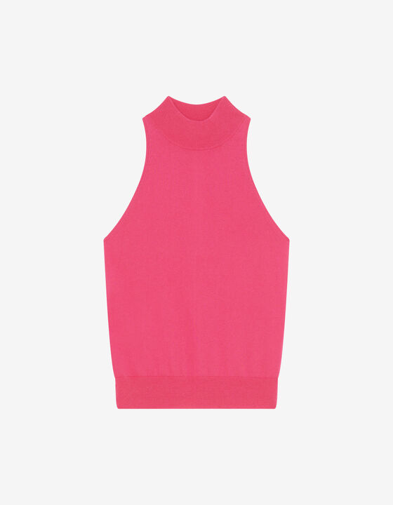 PULL SANS MANCHE COL MONTANT