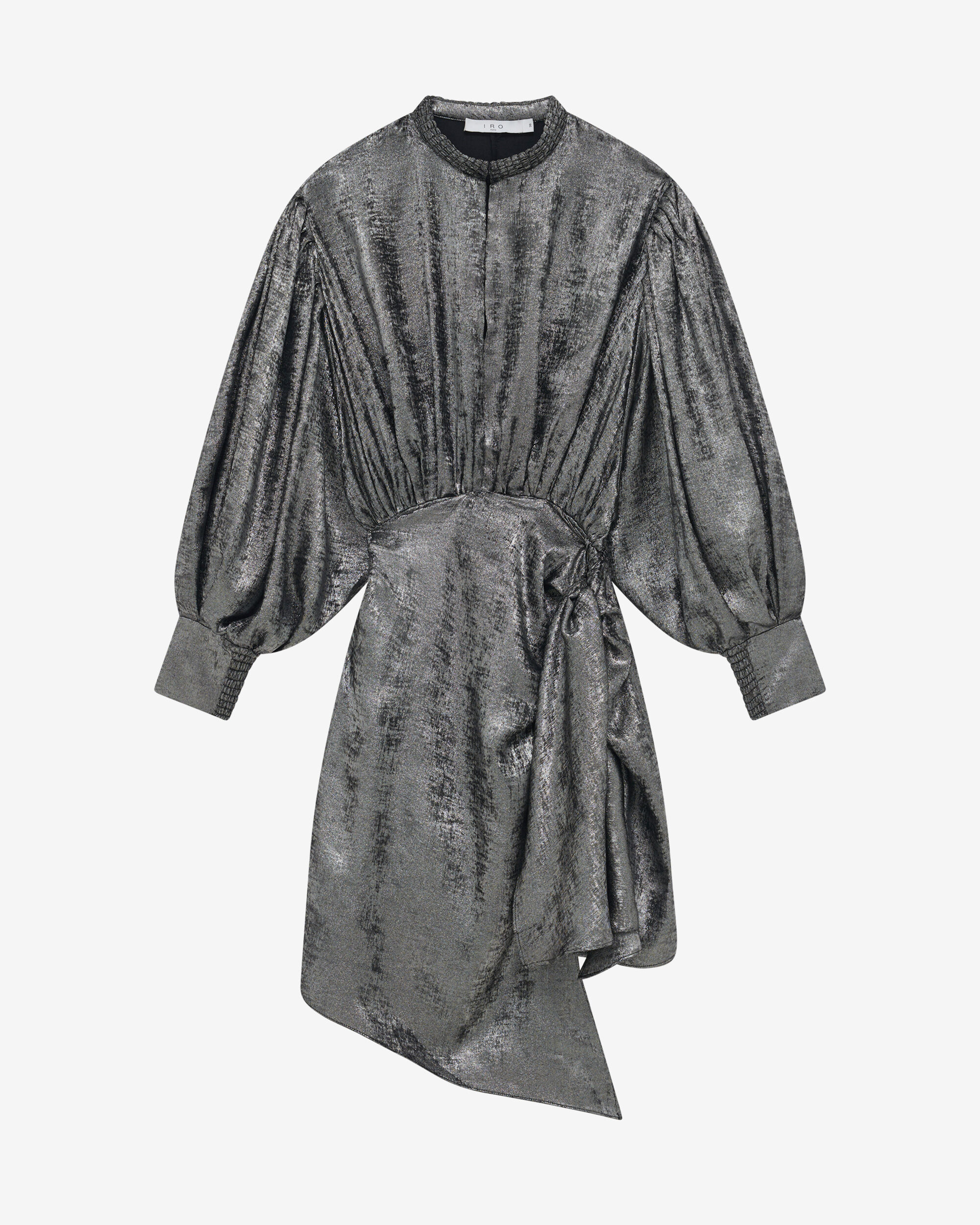 IRO FALL WINTER 24 COLLECTION CLARIBEL SILVER DRESS