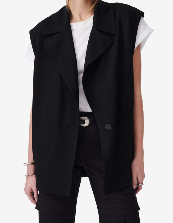 VESTE DE TAILLEUR SANS MANCHE