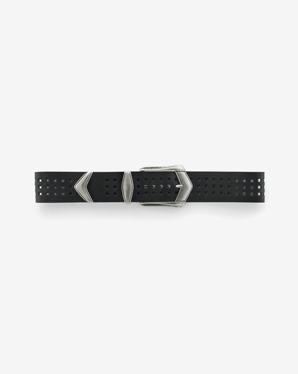 OCTA CUTS PERFORATED LEATHER BELT