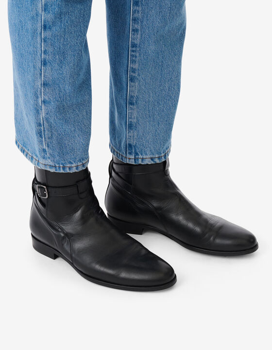 LEATHER JODHPUR BOOTS