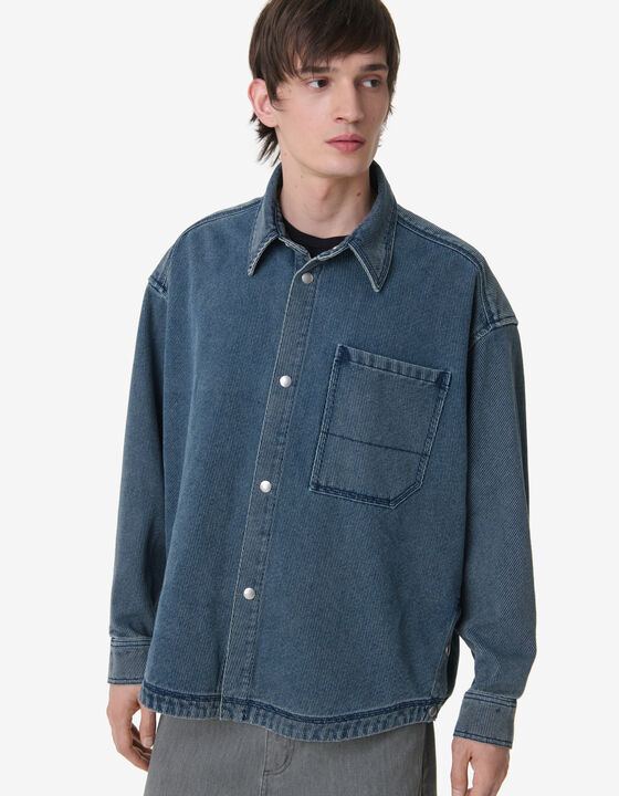 CHEMISE OVERSIZE EN DENIM