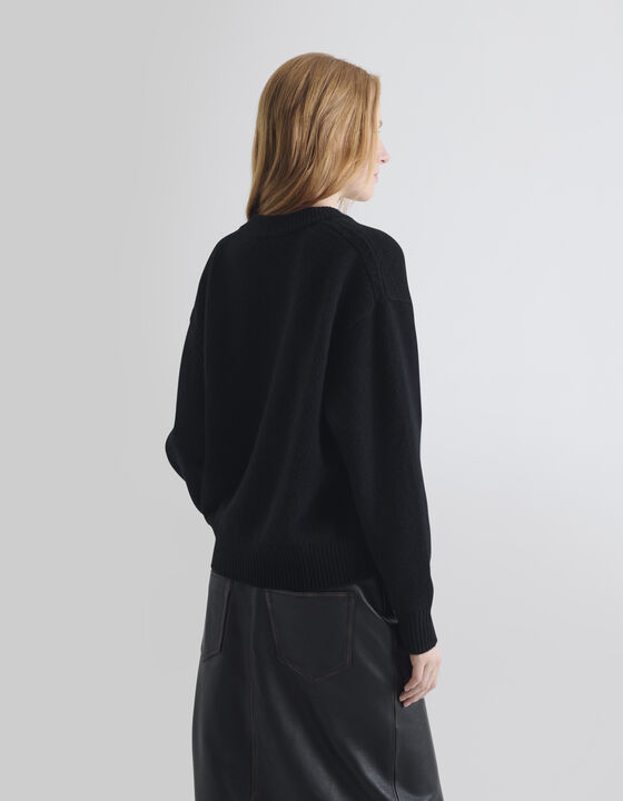 PULL COL V EN CACHEMIRE