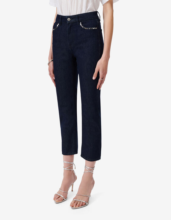 DENIM SLIM PANTS