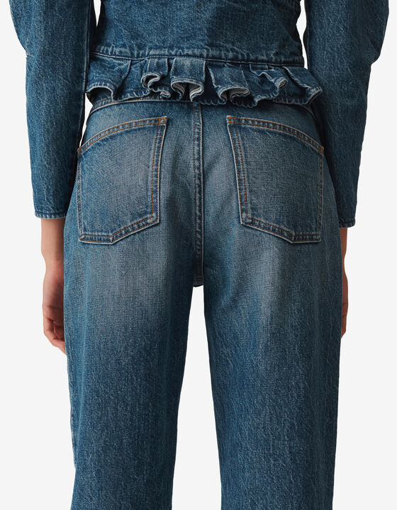 HIGH-RISE MOM JEANS