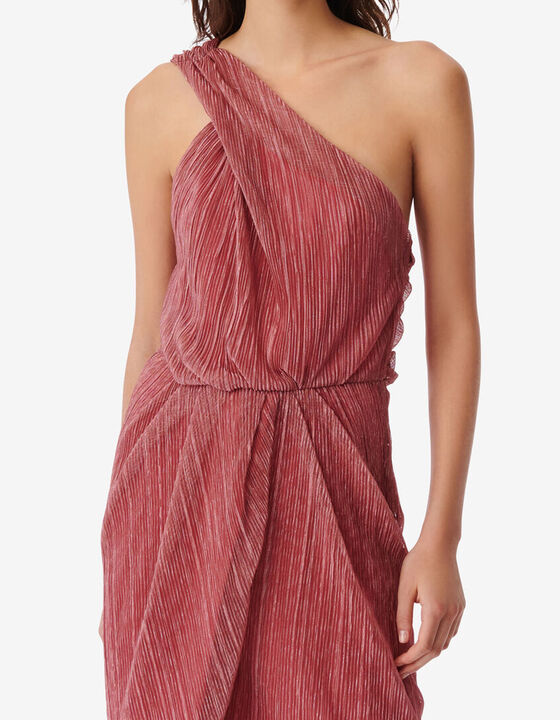 ASYMMETRICAL MIDI DRESS