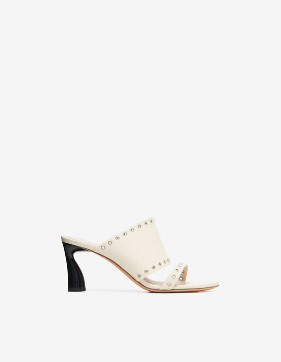 HEELS MULES WITH EYELET