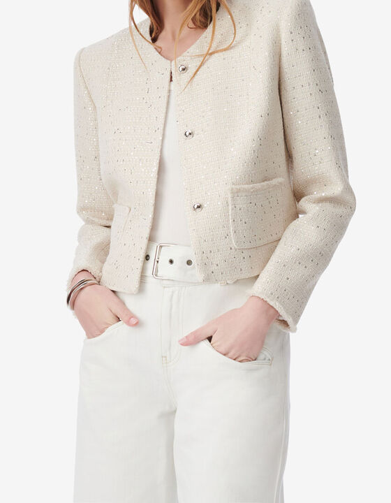 CROPPED TWEED JACKET