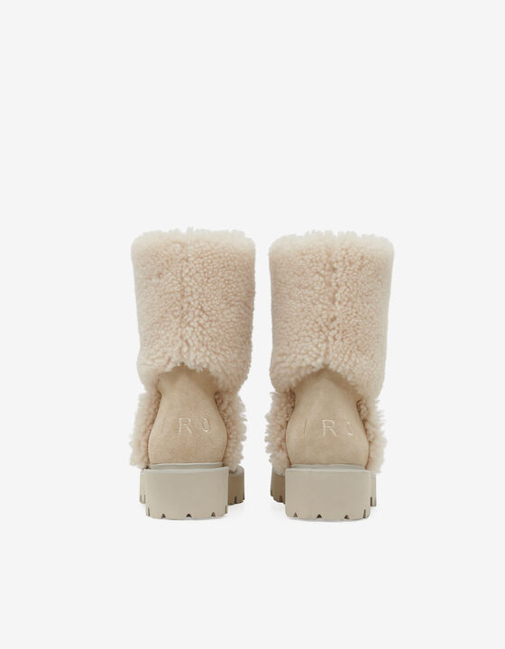 LEATHER AND SHEARLING BOOTS