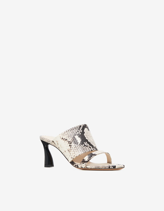 PYTHON HEEL MULES