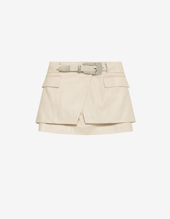 JUPE EN CUIR