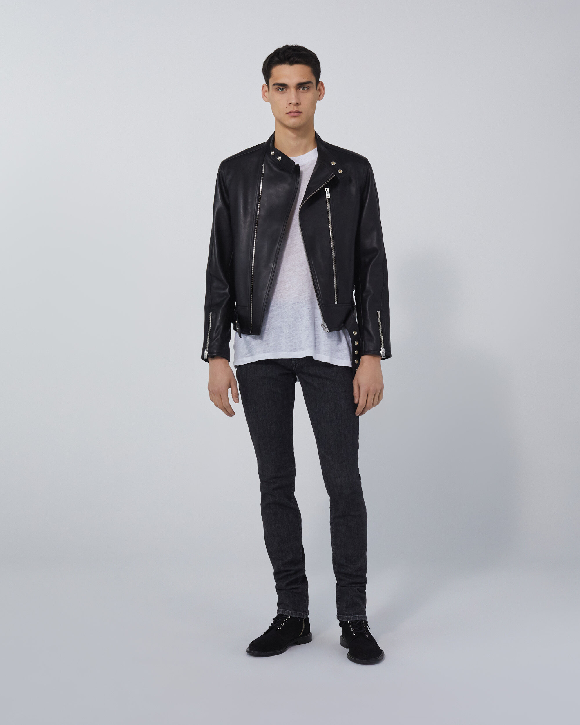 iro mens leather jacket